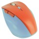 Mouse Ergonómico Perfect Choice Óptico Thumb, RF Inalámbrico, 1600DPI, Azul/Naranja THUMB - AZUL-MAMEY