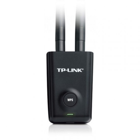 TP-Link Adaptador de Red USB TL-WN8200ND, Inalámbrico, 2.4GHz, con 2 Antenas de 5dBi ALTA POTENCIA 300MBPS  2 ANTENAS