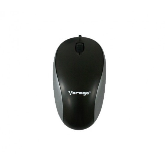 Mouse Vorago Óptico MO-100, Alámbrico, USB, 1000DPI, Negro OPTICO ALAMBRICO USB 800 / 1 200