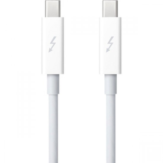 Cable Thunderbolt Apple 2.0 Macho , 2 Metros, Blanco .